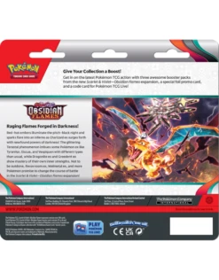 3-Booster Blister: Obsidian Flames -Discount Toy 3 booster blister obsidian flames 2