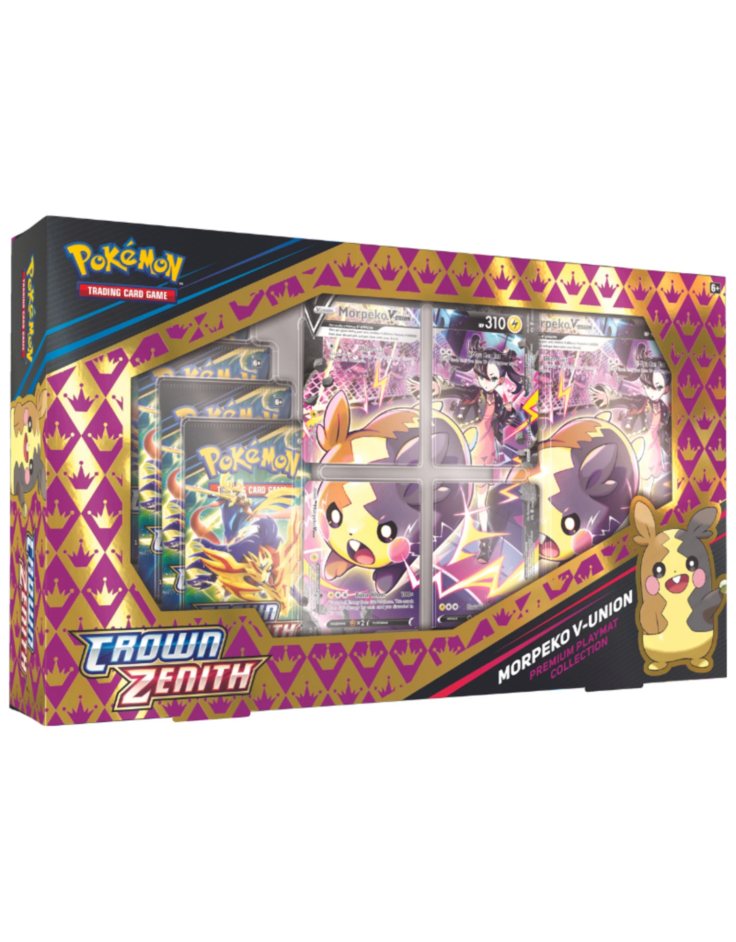 Crown Zenith Premium Playmat Collection: Morpeko V-UNION 3 Crown Zenith Premium Playmat Collection: Morpeko V-UNION