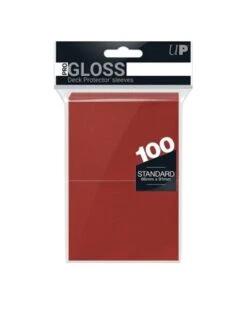 Deck Protector Sleeves: Red (100ct) -Discount Toy deck protector sleeves red 100ct 1