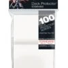 Deck Protector Sleeves - White (100ct) -Discount Toy deck protector sleeves white 100ct