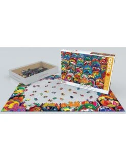Mexican Ceramic Plates (1000pc) -Discount Toy eurographics mexican ceramic plates 1000pc 1