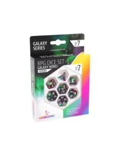 Polyhedral Dice Set Galaxy Series: Aurora