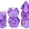 Polyhedral Dice Set: Aether - Amethyst -Discount Toy gate keeper games polyhedral dice set aether ameth