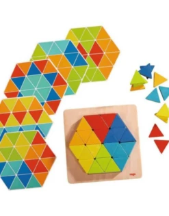 Magical Pyramids Wooden Arranging Game