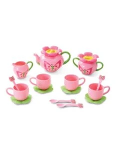 Bella Butterfly Tea Set -Discount Toy melissa and doug bella butterfly tea set 3