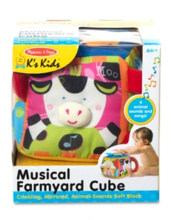 Musical Farmyard Cube Learning Toy