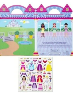 Puffy Sticker Play Set (Princess) -Discount Toy melissa and doug puffy sticker play set princess 2