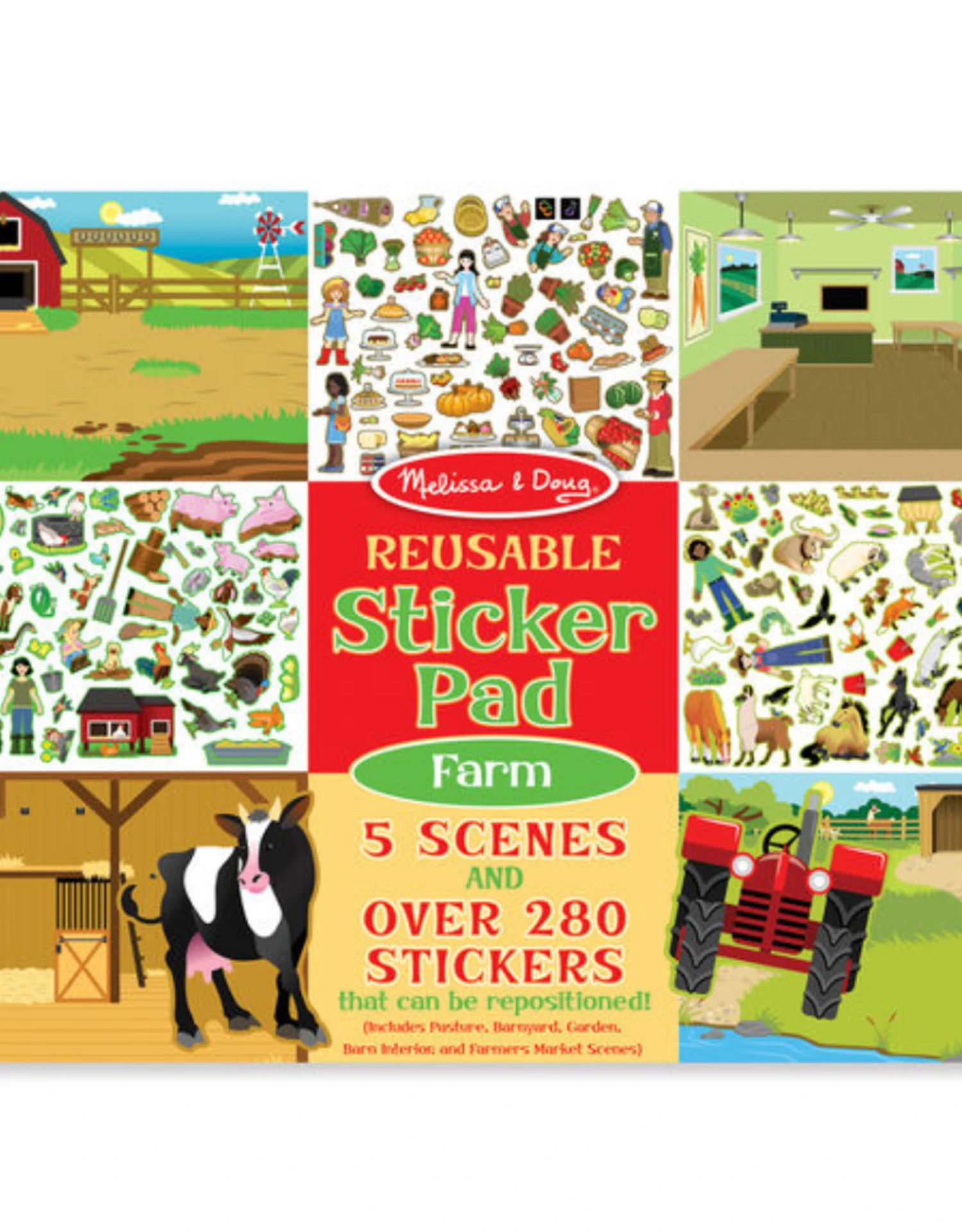 Reusable Sticker Pad - Farm 3 Reusable Sticker Pad - Farm