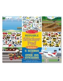 Reusable Sticker Pad - Vehicles