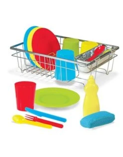 Wash & Dry Dish Set -Discount Toy melissa and doug wash dry dish set 2