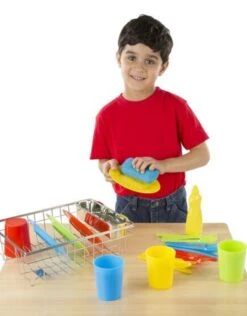 Wash & Dry Dish Set -Discount Toy melissa and doug wash dry dish set 3