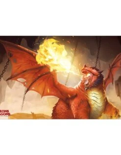 MTG Playmat: D&D Honor Among Thieves - Red Dragon