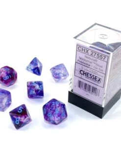 Polyhedral Dice Set: Luminary Nebula - Nocturnal Blue -Discount Toy polyhedral dice set luminary nebula nocturnal blue 2