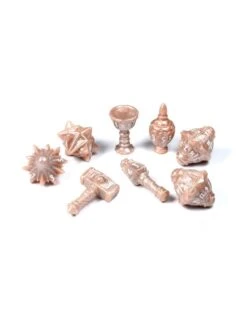 PolyHero Cleric 8 Dice Set: Radiant Rose