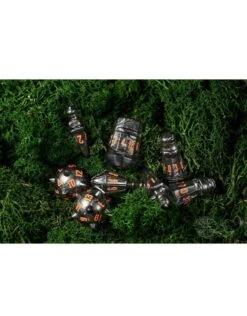 PolyHero Warrior 8 Dice Set: Steel Grey 7 PolyHero Warrior 8 Dice Set: Steel Grey -Discount Toy polyhero polyhero warrior 8 dice set steel grey 2