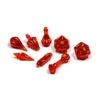 PolyHero Wizard 8 Dice Set: Dragonfire