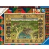 Hogwarts Map (1500pc) -Discount Toy ravensburger hogwarts map 1500pc