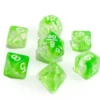 Polyhedral Dice Set: Diffusion - Slime Green -Discount Toy role 4 initiative polyhedral dice set diffusion sl