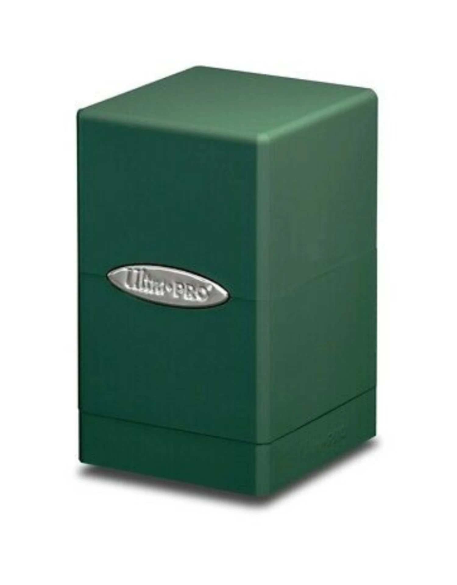 Satin Tower Deck Box: Forest Green 3 Satin Tower Deck Box: Forest Green