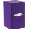 Satin Tower Deck Box: Royal Purple