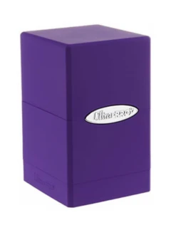 Satin Tower Deck Box: Royal Purple