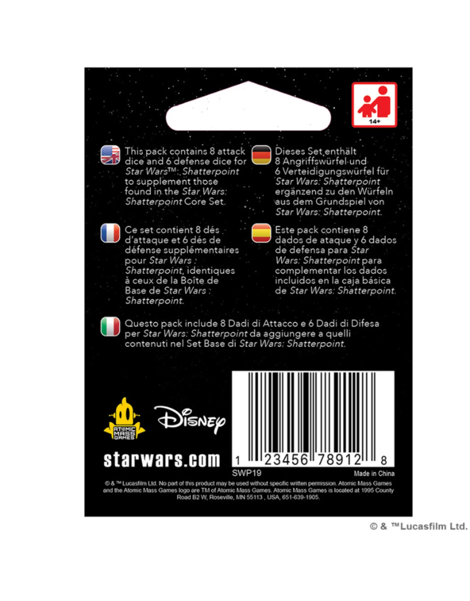 Star Wars: Shatterpoint - Dice Pack 4 Star Wars: Shatterpoint - Dice Pack - Image 2