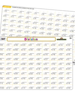 Division Learning Mat