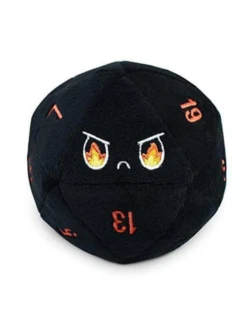 Non-Reversible D20 Plush: Black Rage