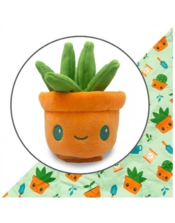 Plushie Tote: Green Succulent/Gardening