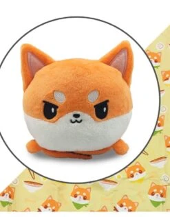 Plushie Tote: Orange Shiba Inu/Ramen