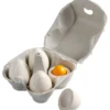 Wooden Eggs With Removable Yolk Play Food -Discount Toy wooden eggs with removable yolk play food